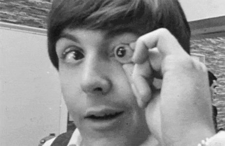 Artiesten The beatles Gifs eye roll Ringo Starr 60s 