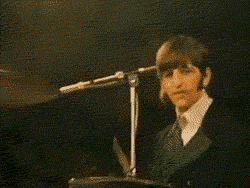 The Beatles GIF. Artiesten Film The beatles Gifs Wijnoogst Klassiek Zwart en wit Paul mccartney John lennon 6 