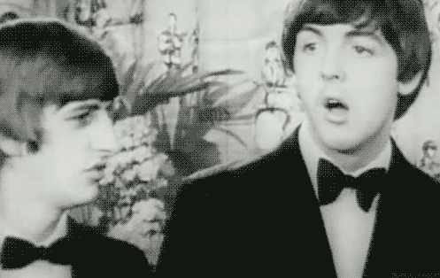 Artiesten The beatles Gifs glimlach lachend George Harrison 