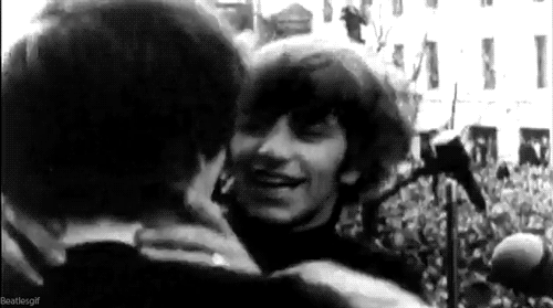 Artiesten Film The beatles Gifs wijnoogst klassiek zwart en wit Paul McCartney john lennon 6 