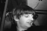 The Beatles GIF. Muziek Artiesten The beatles Gifs Wijnoogst Zwart en wit Paul mccartney 