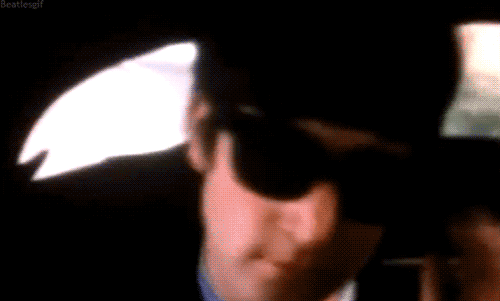 Muziek Artiesten The beatles Gifs zwart en wit Paul McCartney 