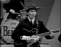 The Beatles GIF. Grappig Liefde Artiesten The beatles Gifs George harrison 
