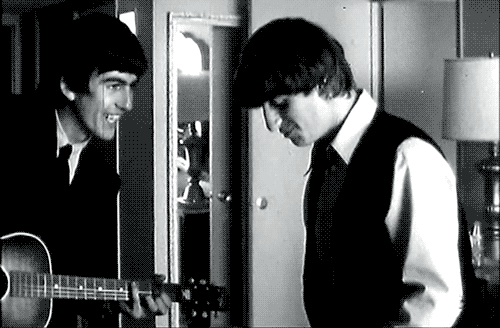 Artiesten Vrolijk kerstfeest The beatles Gifs George Harrison 