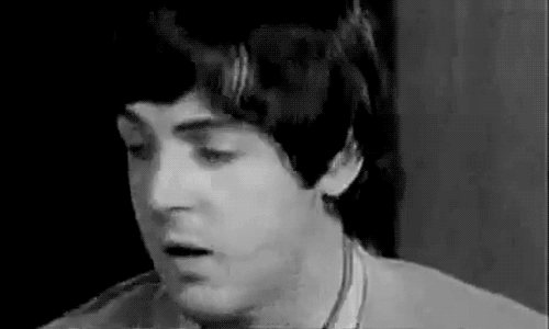 Grappig Artiesten Sneeuw The beatles Gifs Ringo Starr john lennon 