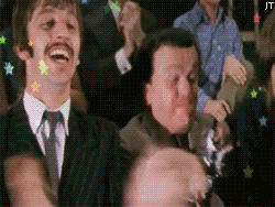 The Beatles GIF. Artiesten Film The beatles Gifs Wijnoogst Klassiek Zwart en wit Paul mccartney John lennon 6 