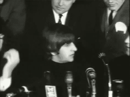 Muziek Artiesten The beatles Gifs wijnoogst zwart en wit Paul McCartney 