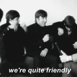 The Beatles GIF. Muziek Artiesten The beatles Gifs Zwart en wit Paul mccartney 
