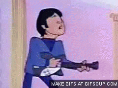 The Beatles GIF. Artiesten The beatles Gifs Helpen 
