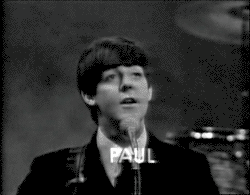 The Beatles GIF. Grappig Artiesten Sneeuw The beatles Gifs Ringo starr John lennon 