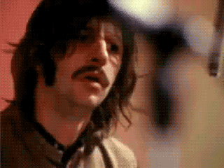 Muziek Artiesten The beatles Gifs wijnoogst zwart en wit Paul McCartney 