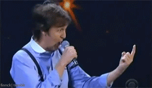 The Beatles GIF. Artiesten The beatles Gifs Paul mccartney 1968 Hey jude 
