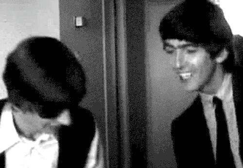 Artiesten Film The beatles Gifs wijnoogst klassiek zwart en wit Paul McCartney john lennon 6 