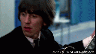 Muziek Artiesten The beatles Gifs wijnoogst zwart en wit Paul McCartney 