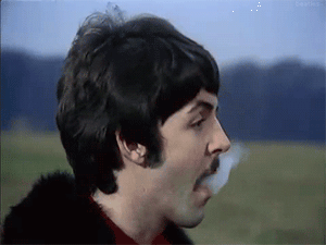 The Beatles GIF. Artiesten The beatles Gifs George harrison Indi&euml; Het leven van de materi&euml;le wereld 