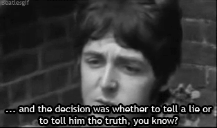 Artiesten The beatles Gifs wenk Paul McCartney 