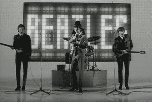 Grappig Liefde Artiesten The beatles Gifs George Harrison 