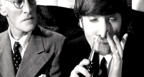 Grappig Interview Artiesten Schattig The beatles Gifs glimlach Paul McCartney john lennon Ringo St 