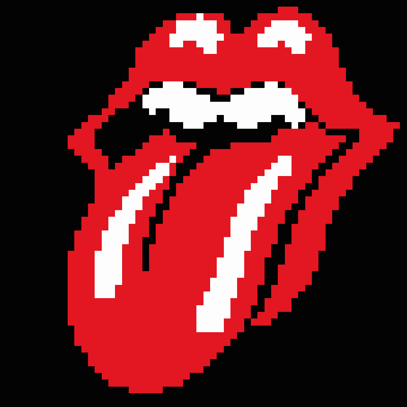 The Rolling Stones GIF. Artiesten Logo Gifs The rolling stones Geanimeerde Rots Pixel Retro Geest 