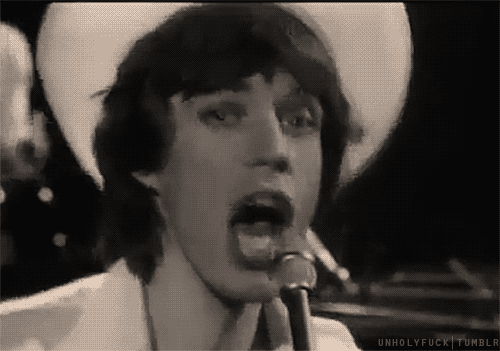 The Rolling Stones GIF. Artiesten Angie Gifs The rolling stones Mick jagger 