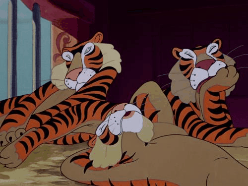 Dieren vrienden Tijger Gifs 