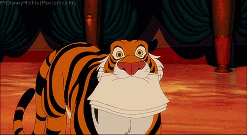Dieren Disney Aladdin Films en series Tijger Gifs ge&iuml;nteresseerd radja presenteren 