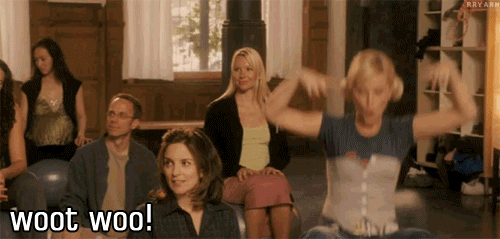Tina Fey GIF. Film Mean girls Gifs Filmsterren Tina fey Onhandig Lindsay lohan 