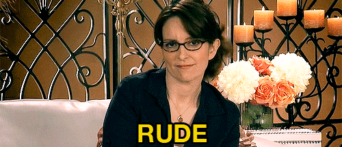 Tina Fey GIF. Gifs Filmsterren Tina fey Onbeleefd 
