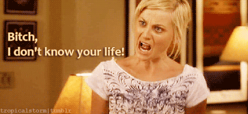 Amy Poehler GIF. Dom Sorry Gifs Filmsterren Amy poehler Tina fey Het spijt me Baby mama 