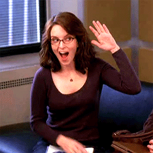 Tina Fey GIF. Gifs Filmsterren Tina fey Snack Koekje 30 rock Liz citroen 