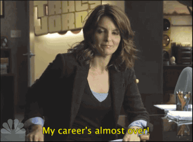 Tina Fey GIF. Engelen Gifs Filmsterren Tina fey High five Hoge fiving een miljoen engelen 