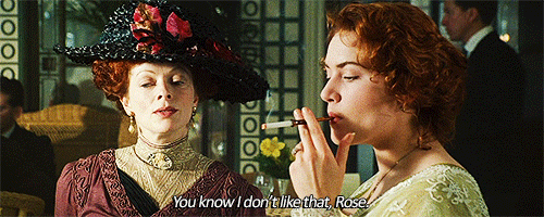 Films en series Titanic Roken Sigaret Rose Gifs 