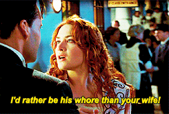 Titanic GIF. Films en series Titanic Roken Sigaret Rose Gifs 