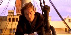 Titanic GIF. Bioscoop Films en series Titanic Leonardo dicaprio Gifs Filmsterren James cameron 
