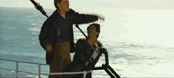 Bioscoop Films en series Titanic flirten Gifs paar conversatie 