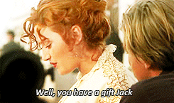 Titanic GIF. Bioscoop Films en series Titanic Flirten Gifs Paar Conversatie 