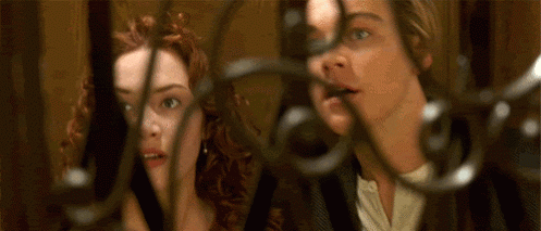 Bioscoop Films en series Titanic Leonardo dicaprio Kus Gifs Filmsterren james cameron 