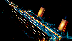 Titanic GIF. Films en series Titanic Leonardo dicaprio Gifs Filmsterren  Elektriciteit Zinken Schip Verduistering 