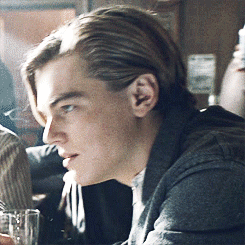 Leonardo Dicaprio GIF. Films en series Titanic Leonardo dicaprio Gifs Filmsterren Wenk 