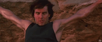 Tom Cruise GIF. Gifs Filmsterren Tom cruise Rots Mission impossible John woo Rotsklimmen Missionpossible 