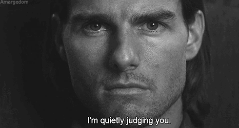 Tom Cruise GIF. Gifs Filmsterren Tom cruise Tropic thunder Tom cruise vet Grappig tom cruise 