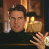 Tom Cruise GIF. Rechter Gifs Filmsterren Tom cruise Paul thomas anderson Magnolia Beoordelen 