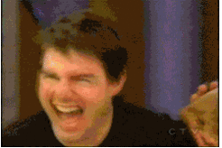 Tom Cruise GIF. Gifs Filmsterren Tom cruise Reacties Lachend Lach 