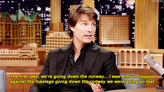Tom Cruise GIF. Verliefd Gifs Filmsterren Tom cruise Opgewonden Jumping Divan Bank sprong 