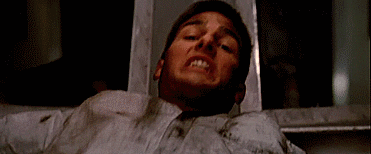 Tom Cruise GIF. Gifs Filmsterren Tom cruise Mission impossible Ethan hunt Mission impossible 1996 