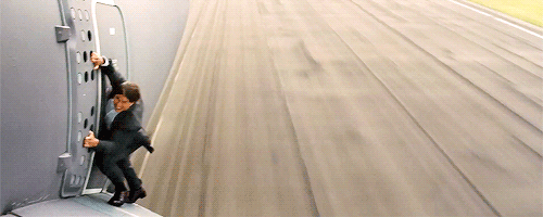 Tom Cruise GIF. Gifs Filmsterren Tom cruise Rots Mission impossible John woo Rotsklimmen Missionpossible 