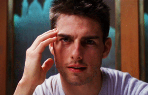 Tom Cruise GIF. Rechter Gifs Filmsterren Tom cruise Paul thomas anderson Magnolia Beoordelen 