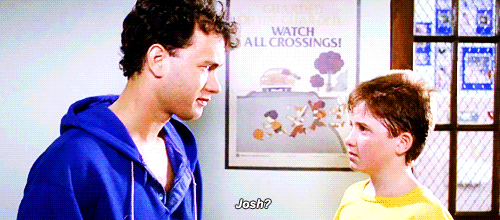 Tom Hanks GIF. Film Piano Gifs Filmsterren Tom hanks 80s films Big Robert loggia Fao schwarz 