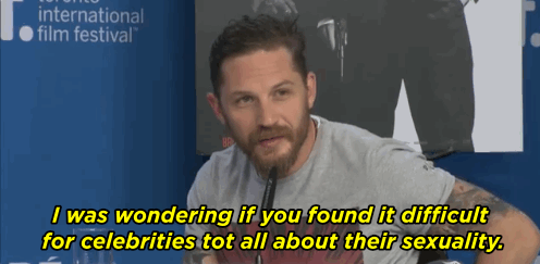 Tom Hardy GIF. Gifs Filmsterren Tom hardy Heb nergens spijt van 