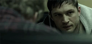 Tom Hardy GIF. Sexy Gifs Filmsterren Tom hardy Wenk Knipogen 